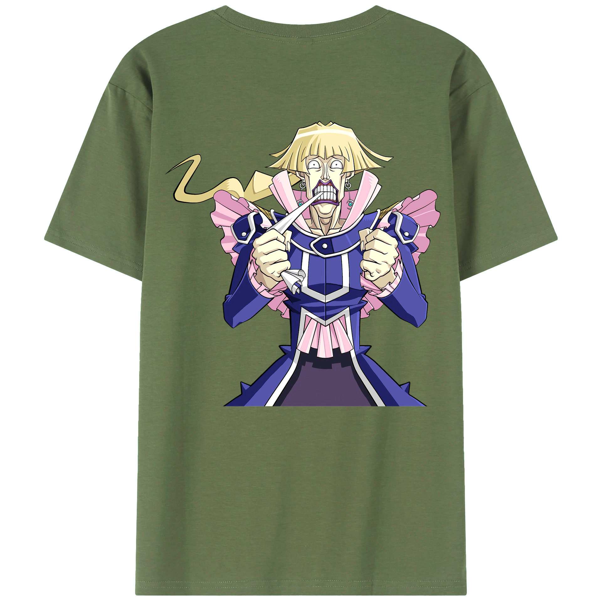 （画像用） 遊☆戯☆王 Yu-Gi-Oh! 綿100％ メンズ半袖Tシャツ（バックプリント） 通気性